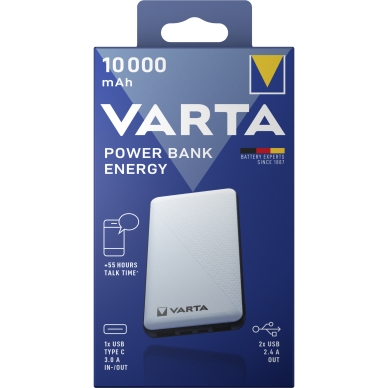 Varta Varta Power Bank Energy 10000mAh 57976101111 Modsvarer: N/A billede