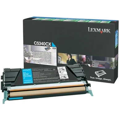Lexmark Tonerkassette cyan 7.000 sider C5340CX Modsvarer: N/A