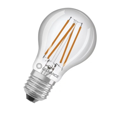 Klar E27 LED-lampa Skymningsrelä 4,9W 2700K 470 lumen