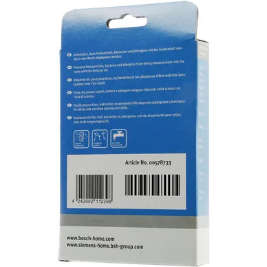 Aktivt anti-allergifilter HEPA