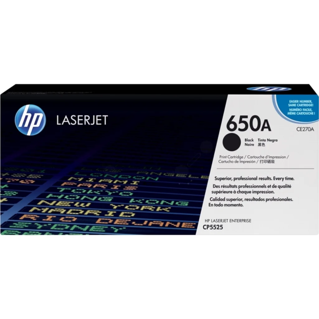 HP 650A Tonerkassett Svart