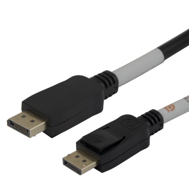 DELTACO DisplayPort-kaapeli, DP 2.1a, DP54, 0,5m DP54-1005 Vastaa: N/A