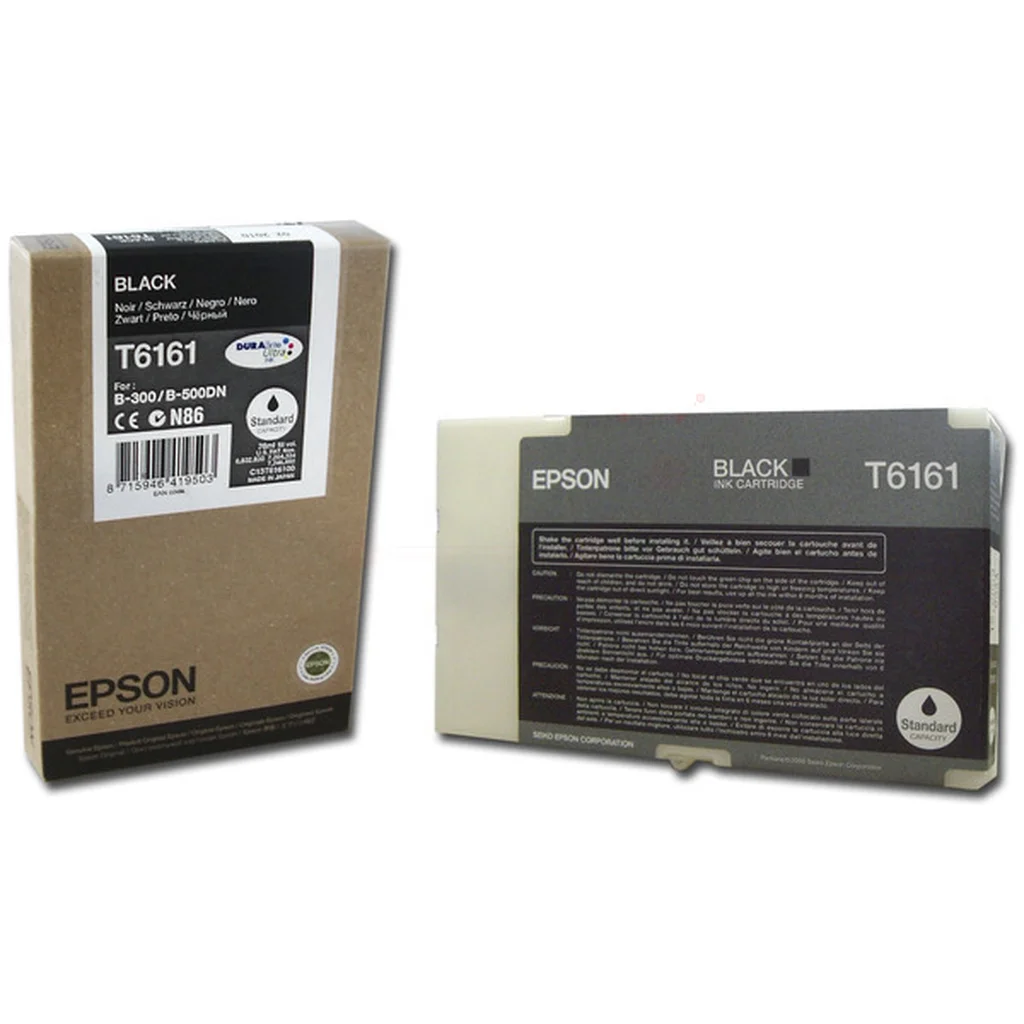 Epson T6161 Bläckpatron Svart