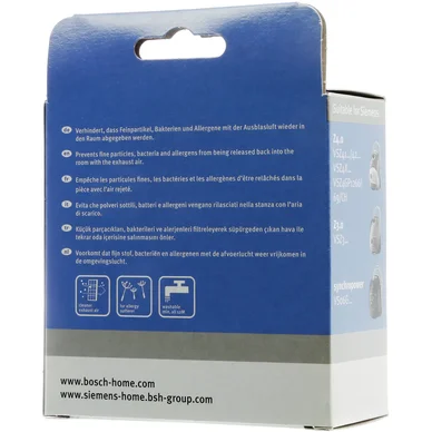 Aktivt anti-allergifilter HEPA