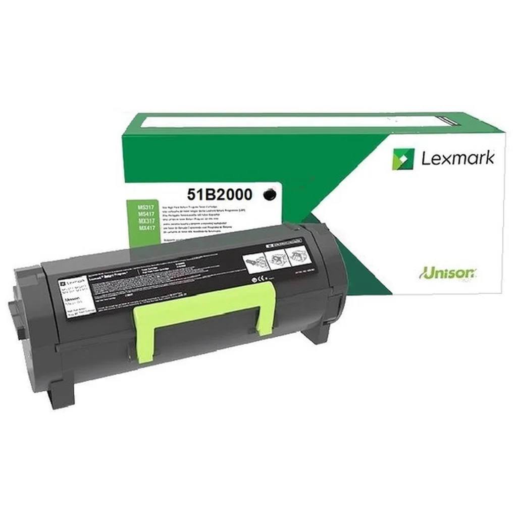 Tonerkassett svart 2.500 sidor, return