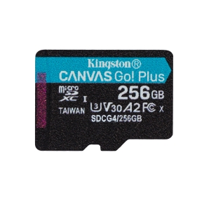 256GB microSDXC Canvas Go Plus Gen4 200R A2 U3 Single w/oADP