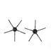 DU46002 Sidoborste 2-pack kompatibel med Roborock