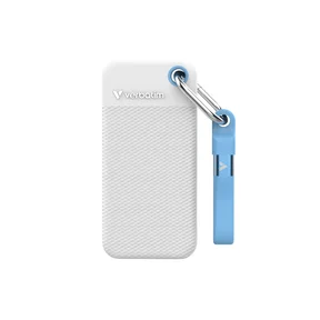 Pocket SSD USB 3.2 Gen 2 2TB White/Light Blue w/2x sleeves