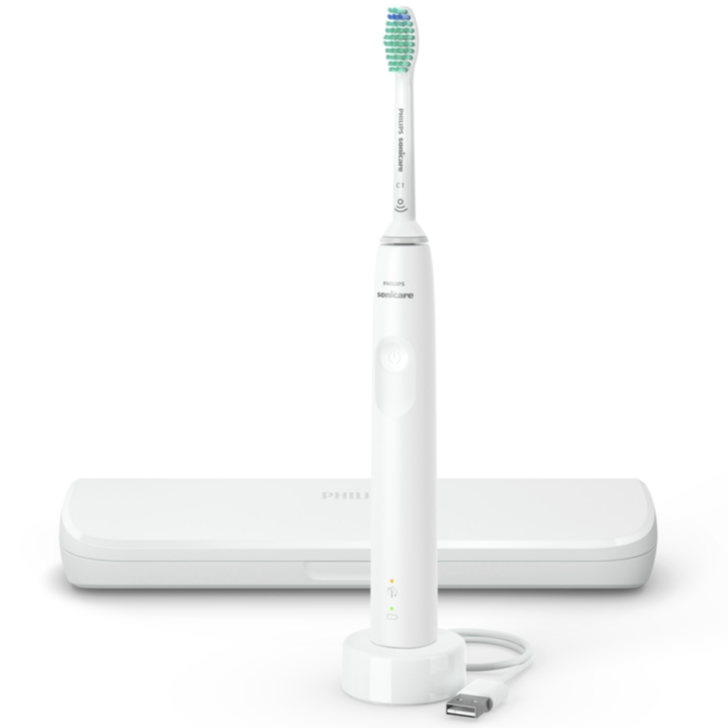 Philips Sonicare C1 3100 Eltandborste med Resefodral Vit