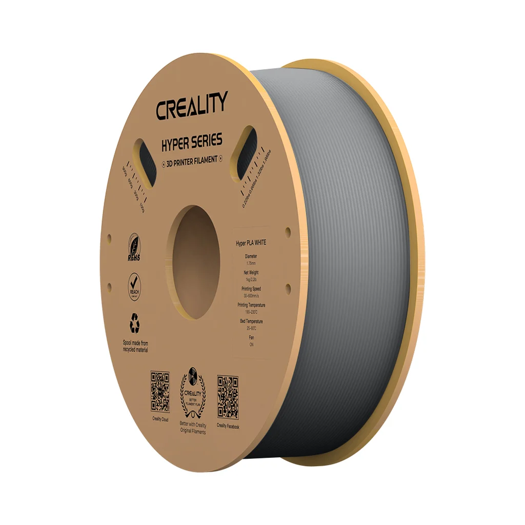 Creality Hyper PLA - 1.75mm - 1kg Grå