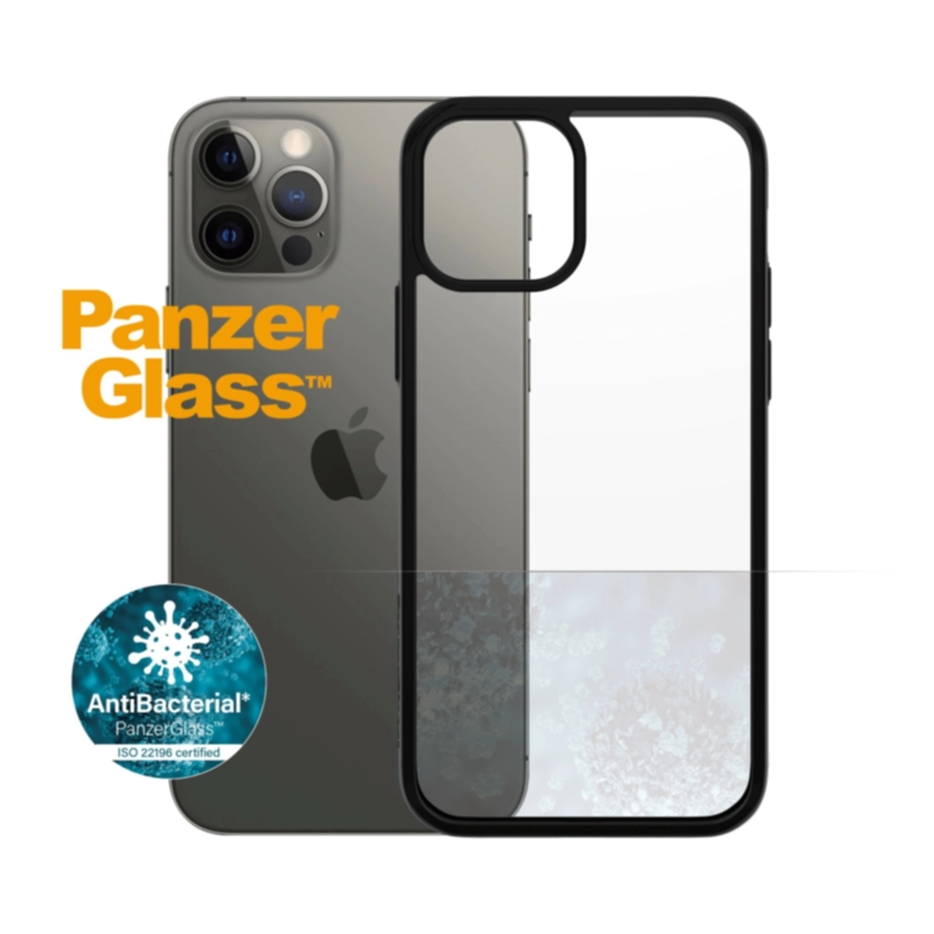 Panzerglass PanzerGlass ClearCase iPhone 12/12 Pro, Svart Mobildeksel og futteral iPhone,Elektronikk