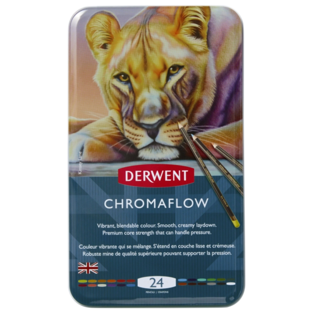 Derwent Derwent Chromaflow eske med 24 stk