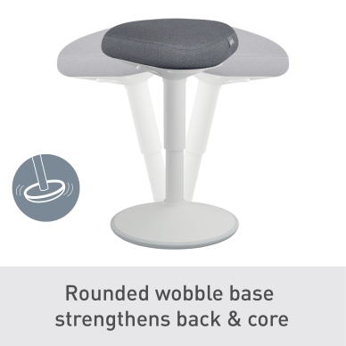 Leitz Ergo Active Sittpall ljusgrå