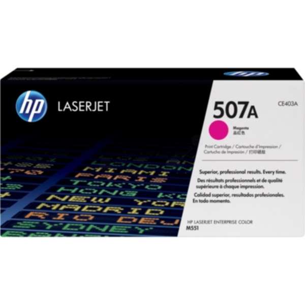 HP HP 507A Tonerkassett Magenta CE403A Tilsvarer: N/A