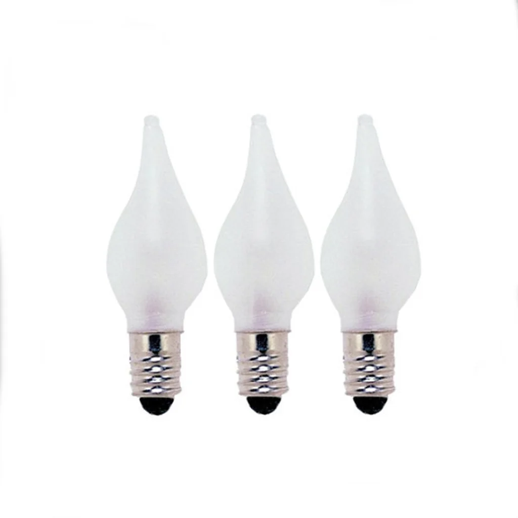 Unison topplampa frostad böjd topp 7-ljus E10 3W 34V, 3-pack