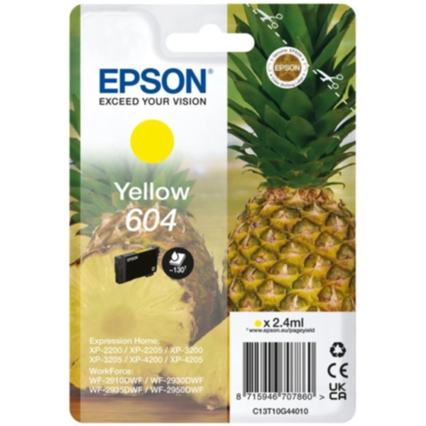 Epson 604 Bläckpatron gul