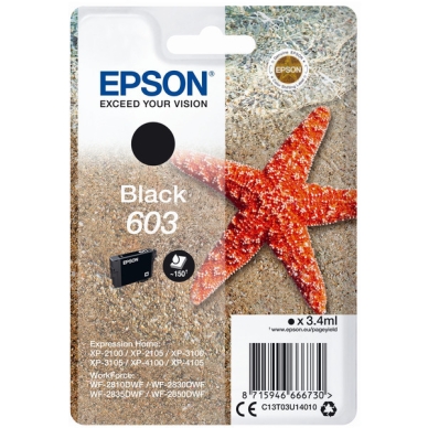 EPSON alt EPSON 603 Blekkpatron svart