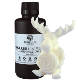 PrimaCreator Value Water Washable UV Resin - 500ml - Blanc