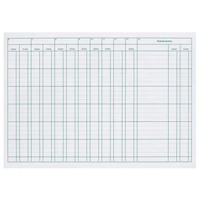 Kassabok A4L/23 uppsl 14 kolumner