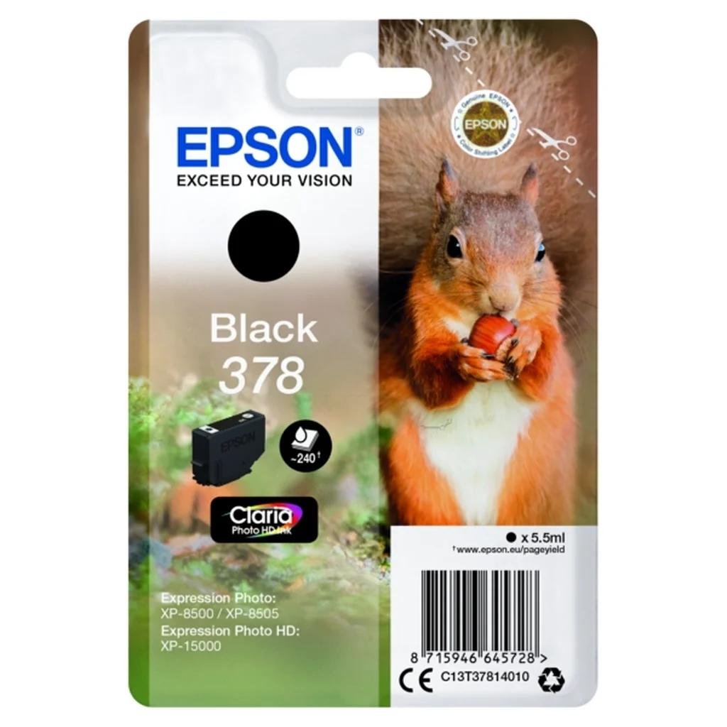 Epson 378 Bläckpatron Svart