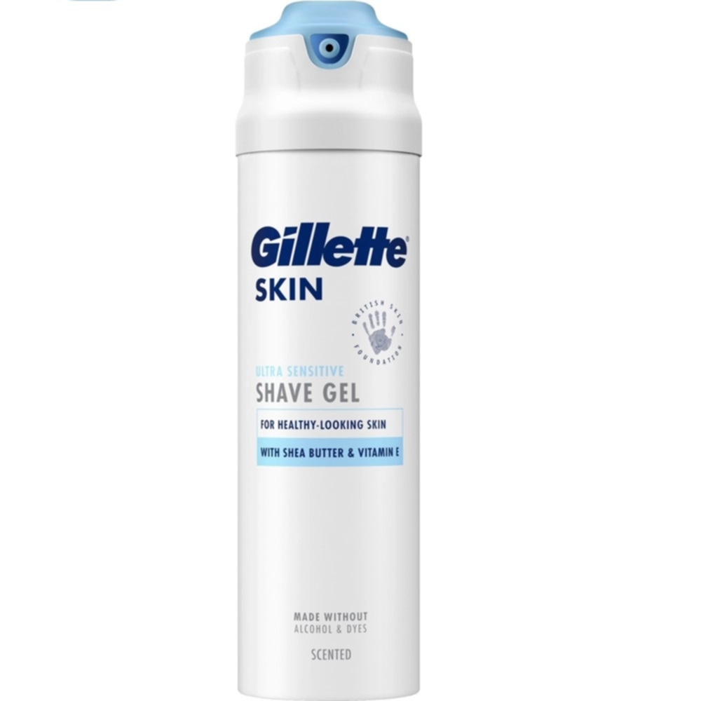 Gillette Gillette Male Skinguard Sensitive Gel 200ml Barberskum og gel,Personpleie,Barberskum og gel