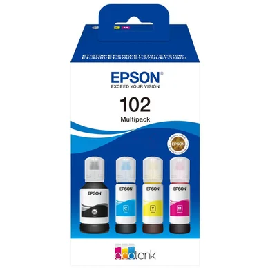 Epson 102 Bläckflaska Multipack BK/C/M/Y
