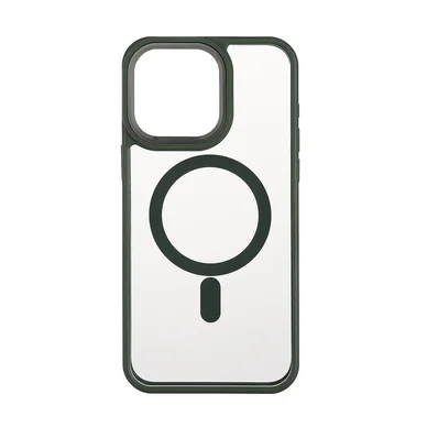 Onsala Mobilcover Bumper MagSeries grøn/klar – iPhone 15 Pro Max 588640 Modsvarer: N/A billede
