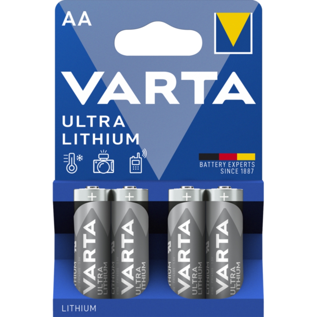 Varta Professional Litiumbatteri - AA, 4-Pack
