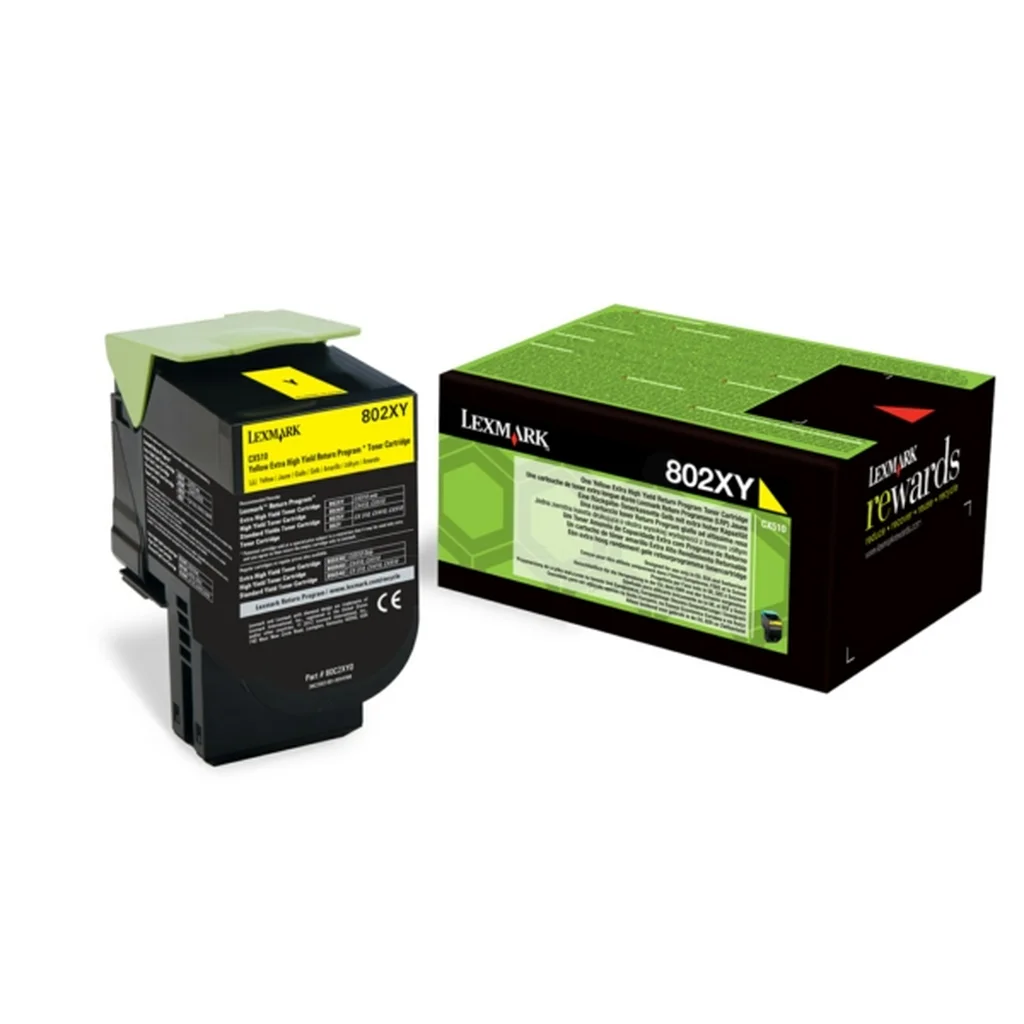 Lexmark 802XY Tonerkassett Gul