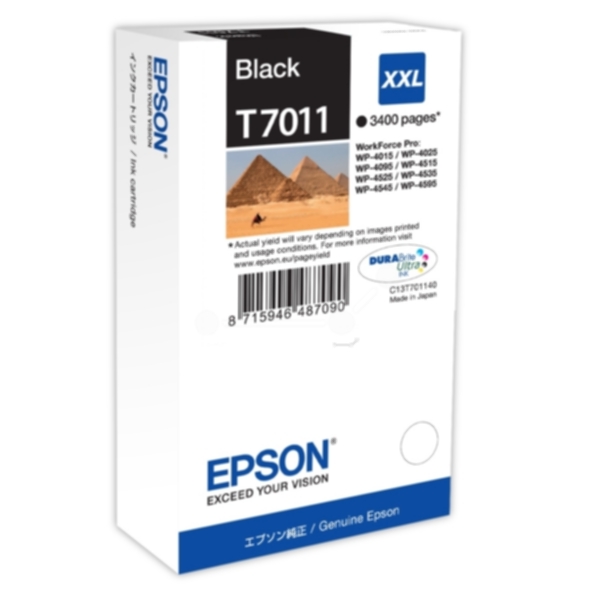 Epson T7011 Bläckpatron Svart