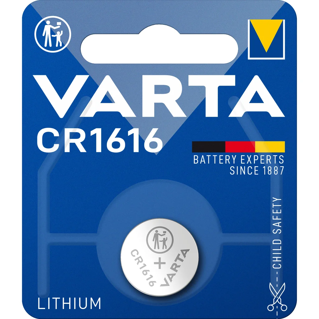 Varta CR1616 Litium knappcellsbatteri - 1 Pack