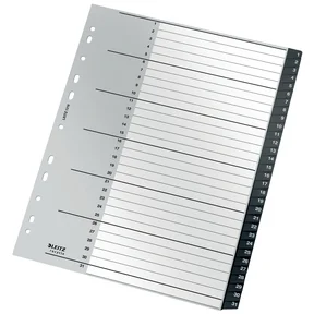 Leitz Recycle Register, PP, extra bred, 1-31 A4