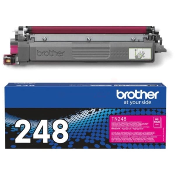 Brother TN-248M toner cartridge - Laser toner Rød