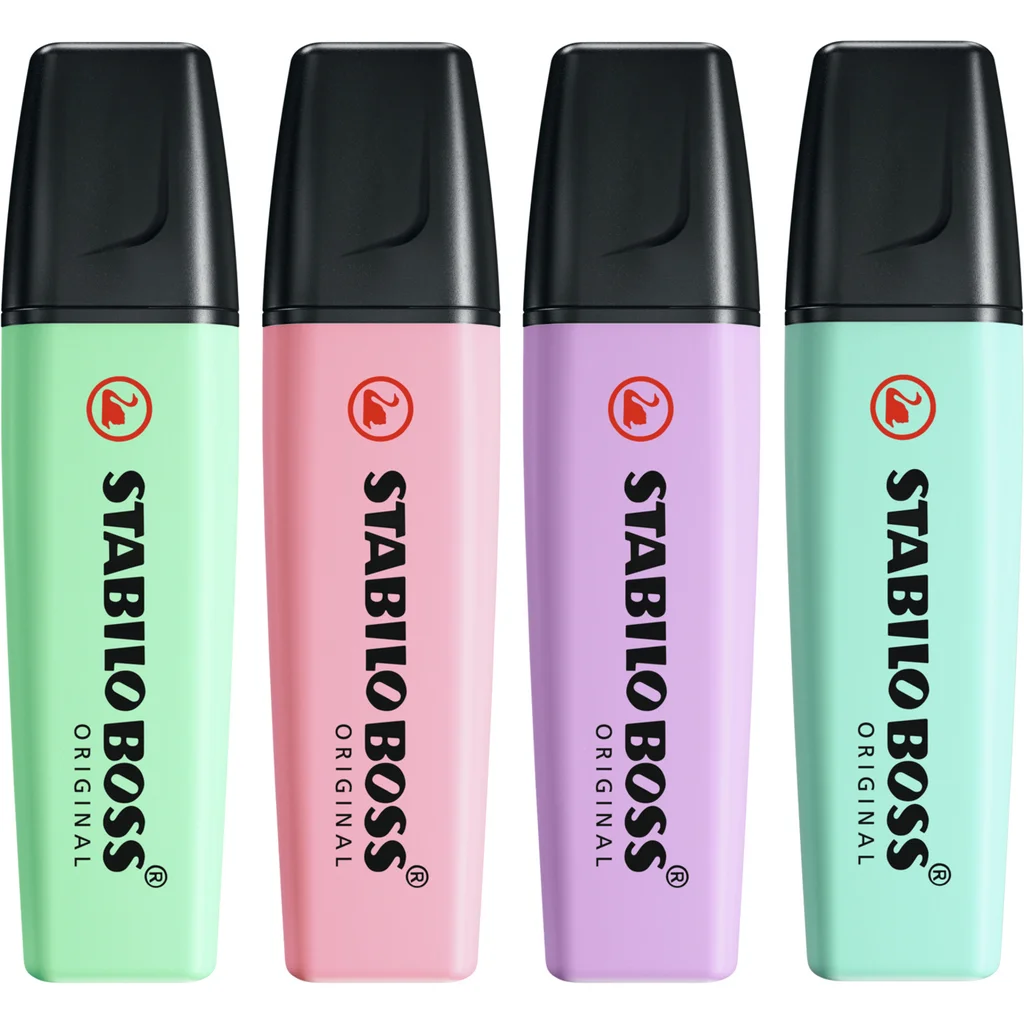 STABILO BOSS ORIGINAL Pastell 4 Pack Version 1