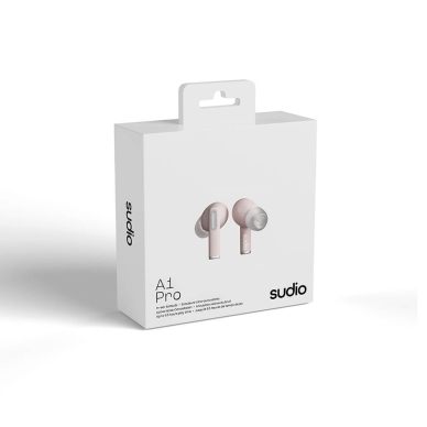 Sudio alt Sudio A1 Pro In-Ear True Wireless ANC Hörlurar Rosa