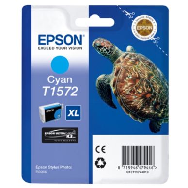 Epson Epson T1572 Mustepatruuna Cyan, EPSON