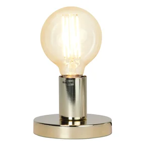 Lampfot i metall E27 mässing