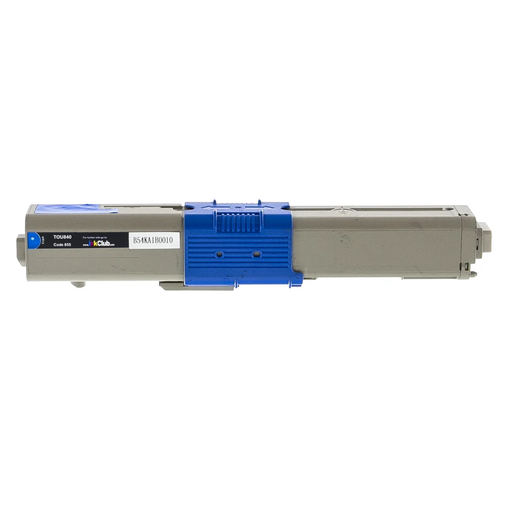 Tonerkassett, ersätter Oki 44469706, cyan, 2.000 sidor