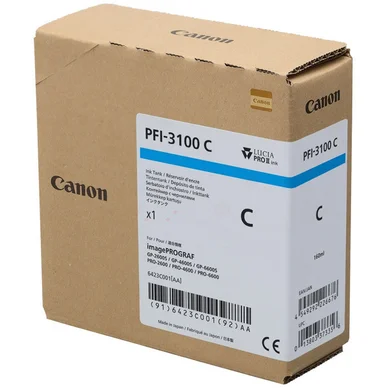 Canon Canon PFI-3100 Blækpatron Cyan PFI-3100C Modsvarer: N/A