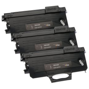 3-pack svarta tonerkassetter