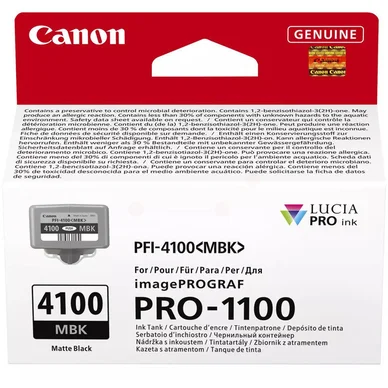 Canon Canon PFI-4100 Mustepatruuna mattamusta PFI-4100MBK Vastaa: N/A