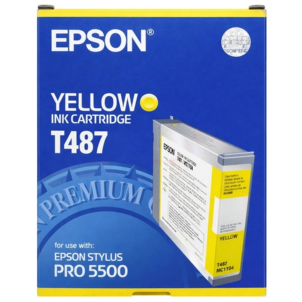 Epson T487 Bläckpatron Gul