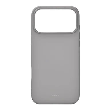 Onsala Mobilcover silikone MagSeries iPhone 17 Pro Max concrete 661294 Modsvarer: N/A billede