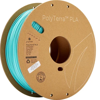 Polymaker Polymaker PolyTerra PLA - Arctic Teal - 1,75mm - 1kg 6938936708445 Modsvarer: N/A