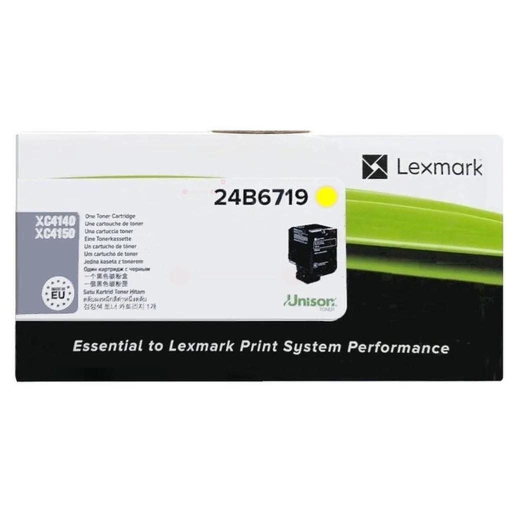 Lexmark 24B6719 Tonerkassett Gul