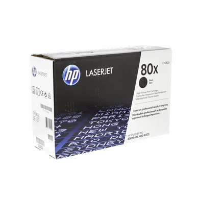 HP 80X Tonerkassett Svart HP 80X Tonerkassett Svart