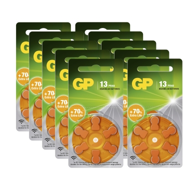 GP BATTERIES alt GP ZA 13-D6 / PR48, 10-pack