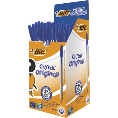 Bic BIC Cristal Medium blå 1,0 (50) 847898 Modsvarer: N/A
