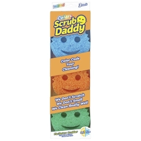 Scrub Daddy Rengjøringssvamp Color 3-pakning