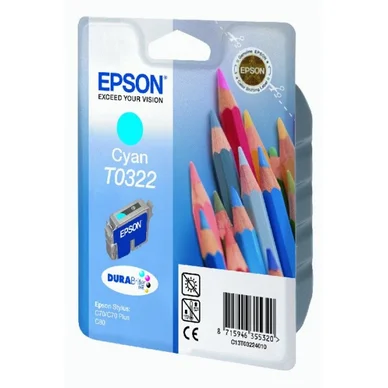 Epson Epson T0322 Blækpatron Cyan T0322 Modsvarer: N/A